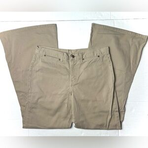 Vintage LEI Women’s‎ Junior 11 Tan Super Flare Jeans Denim Y2K 90s Made In USA